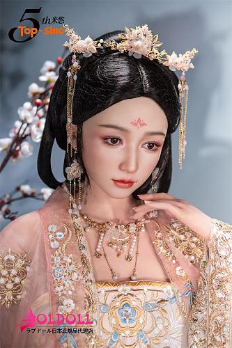 TYPEグラビア 超擬真の肌テクスチャ TOPSINO 162cm Gカップ+T1D米悠ヘッド 宣材写真アートワークメイク フルシリコン製 唐風ラブドール 古典美人