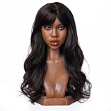 Real lady 150cm Eカップ ROSMAX R8ヘッド 宣伝写真Dark Tanned 高品質シリコン製 欧米風等身大ラブドール 魅惑のグリーンアイ