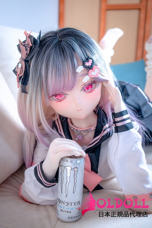 羊角社doll 155cm バスト大 #芙芙 B04ヘッド 手描きメイク ソフトビニール製ヘッド+S-TPE製ボディ ピンクアイ美少女 セーラー服アニメドール