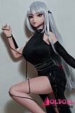 ElsaBabe アニメドール 148cm ヘッドAHR020 玄羽时子Genba Tokiko スリムボディ銀髪ロングアニメ系魅力の美少女ラブドール