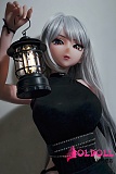 ElsaBabe アニメドール 148cm ヘッドAHR020 玄羽时子Genba Tokiko スリムボディ銀髪ロングアニメ系魅力の美少女ラブドール