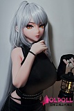 ElsaBabe アニメドール 148cm ヘッドAHR020 玄羽时子Genba Tokiko スリムボディ銀髪ロングアニメ系魅力の美少女ラブドール