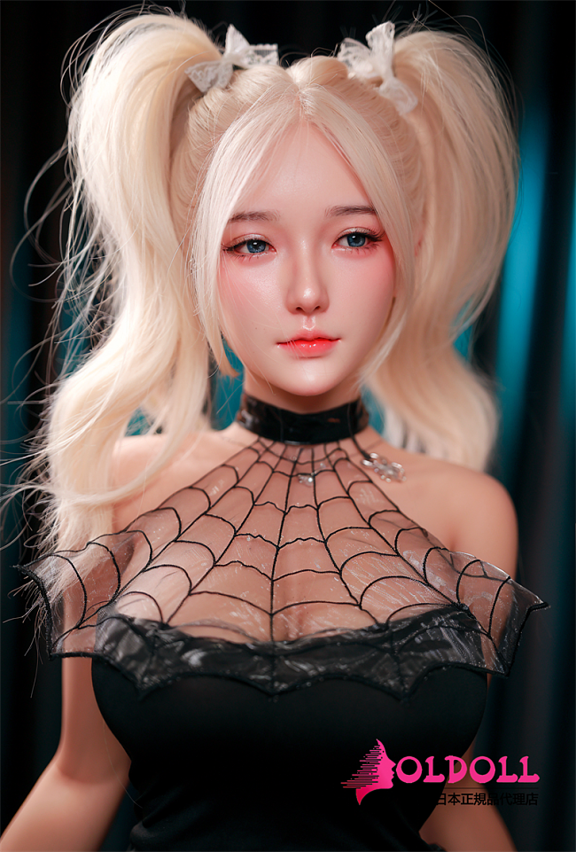 JYDOLL フルシリコン製等身大ドール 163cm Fカップ +#灿二(caner)ちゃん ros選択可能 金髪ツインテールラブドール