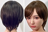 TYPEグラビア 超擬真の肌テクスチャ TOPSINO 162cm Gカップ+T1D米悠ヘッド 宣材写真アートワークメイク フルシリコン製恋人のような癒し姉妹ラブドール