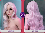 JYDOLL フルシリコン製等身大ドール 163cm Fカップ +#灿十二ヘッド  ros 付き セクシーオフィス風 リアルラブドール