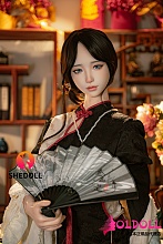 SHEDOLL 156cm Eカップ 江小梨（Jiangxiaoli）2.0 ヘッド 宣伝画像フルシリコンドール 中国古風衣装の伝統美人リアルラブドール