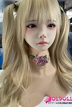 Real girl(A工場) Lシリーズ L1職人メイク 金色髪のシリコンヘッド単体 ROS口開閉機能付き 等身大リアルラブドール M16ジョイント 140-168cmのボディに組合可能