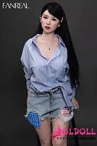 FANREAL 155cm Fカップ リアル皮膚版 ROSヘッド#Kimmy 自然な生活感と親し等身大リアルラブドール