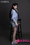 FANREAL 155cm Fカップ リアル皮膚版 ROSヘッド#Kimmy 自然な生活感と親し等身大リアルラブドール