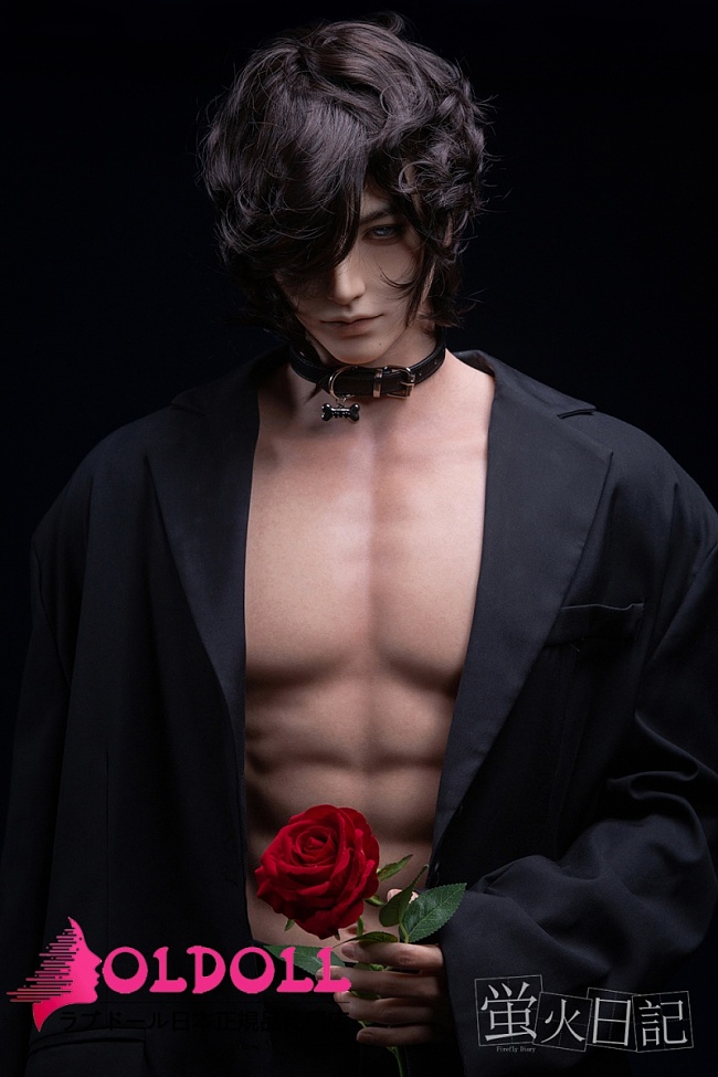 蛍火日記 176cm 江灵ヘッド（メイク④）スーツとバラのロマンチックなリアル男性ラブドール 着脱ペニス選択可