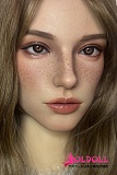 Real girl(A工場) Lシリーズ L17ヘッド 最新欧米タイプリアル製ラブドール 高級職人メイク シリコン製等身大リアルドールｍのヘッド単体 ROS口開閉機能付き  M16ボルト採用 140-168cmのボディに組合可能