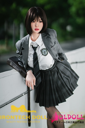 Irontechdoll 161cm Fカップ  T1ヘッド パートナーとして理想な癒し系ドール 清楚と可憐な学生風制服リアルドール