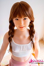 J cute  AGD02 紬ヘッド 149cm バスト平 フルシリコン製可愛い妹ような娘 パートナー等身大美少女人形