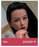 ZELEX 即納品トルソー SLEシリーズ ZXE201ヘッド+ZX85Gボディ Tan肌色 実践向けセクシー等身大半身リアルドール