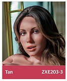 ZELEX 即納品トルソー SLEシリーズ ZXE201ヘッド+ZX85Gボディ Tan肌色 実践向けセクシー等身大半身リアルドール