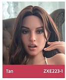 ZELEX 即納品トルソー SLEシリーズ ZXE201ヘッド+ZX85Gボディ Tan肌色 実践向けセクシー等身大半身リアルドール