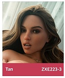 ZELEX 即納品トルソー SLEシリーズ ZXE201ヘッド+ZX85Gボディ Tan肌色 実践向けセクシー等身大半身リアルドール