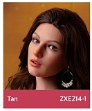 ZELEX 即納品トルソー SLEシリーズ ZXE201ヘッド+ZX85Gボディ Tan肌色 実践向けセクシー等身大半身リアルドール