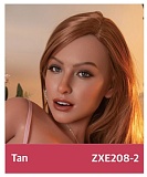 ZELEX 即納品トルソー SLEシリーズ ZXE201ヘッド+ZX85Gボディ Tan肌色 実践向けセクシー等身大半身リアルドール