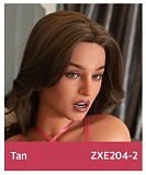ZELEX 即納品トルソー SLEシリーズ ZXE201ヘッド+ZX85Gボディ Tan肌色 実践向けセクシー等身大半身リアルドール