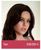 ZELEX 即納品トルソー SLEシリーズ ZXE201ヘッド+ZX85Gボディ Tan肌色 実践向けセクシー等身大半身リアルドール