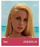 ZELEX 即納品トルソー SLEシリーズ ZXE201ヘッド+ZX85Gボディ Tan肌色 実践向けセクシー等身大半身リアルドール