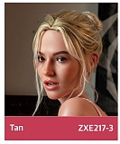 ZELEX 即納品トルソー SLEシリーズ ZXE201ヘッド+ZX85Gボディ Tan肌色 実践向けセクシー等身大半身リアルドール