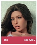 ZELEX 即納品トルソー SLEシリーズ ZXE201ヘッド+ZX85Gボディ Tan肌色 実践向けセクシー等身大半身リアルドール