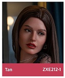 ZELEX 即納品トルソー SLEシリーズ ZXE201ヘッド+ZX85Gボディ Tan肌色 実践向けセクシー等身大半身リアルドール