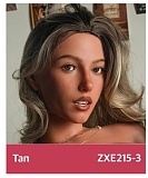 ZELEX 即納品トルソー SLEシリーズ ZXE201ヘッド+ZX85Gボディ Tan肌色 実践向けセクシー等身大半身リアルドール