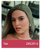 ZELEX 即納品トルソー SLEシリーズ ZXE201ヘッド+ZX85Gボディ Tan肌色 実践向けセクシー等身大半身リアルドール