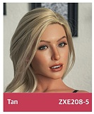 ZELEX 即納品トルソー SLEシリーズ ZXE201ヘッド+ZX85Gボディ Tan肌色 実践向けセクシー等身大半身リアルドール