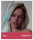 ZELEX 即納品トルソー SLEシリーズ ZXE201ヘッド+ZX85Gボディ Tan肌色 実践向けセクシー等身大半身リアルドール