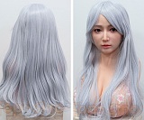 TYPEグラビア 超擬真の肌テクスチャ TOPSINO 162cm Gカップ+T21米葵ヘッド 高級シリコン製 OL風グラマラス美人ラブドール セクシー黒ストッキング