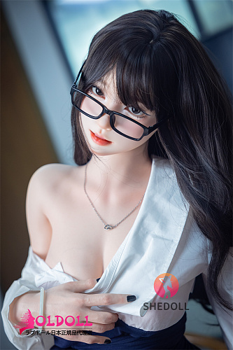 SHEDOLL 168cm Dカップ 最新作 江小棠ヘッド（jiangxiaotang）2.0  宣伝写真はカスタムメイク 高級シリコン製ラブドール 可愛い メガネ姿