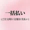 ②全額一括払い