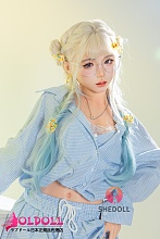 SHEDOLL 160cm Cカップ 青柠（qingning）2.0 フルシリコンドール 学園系知的な美少女ドール