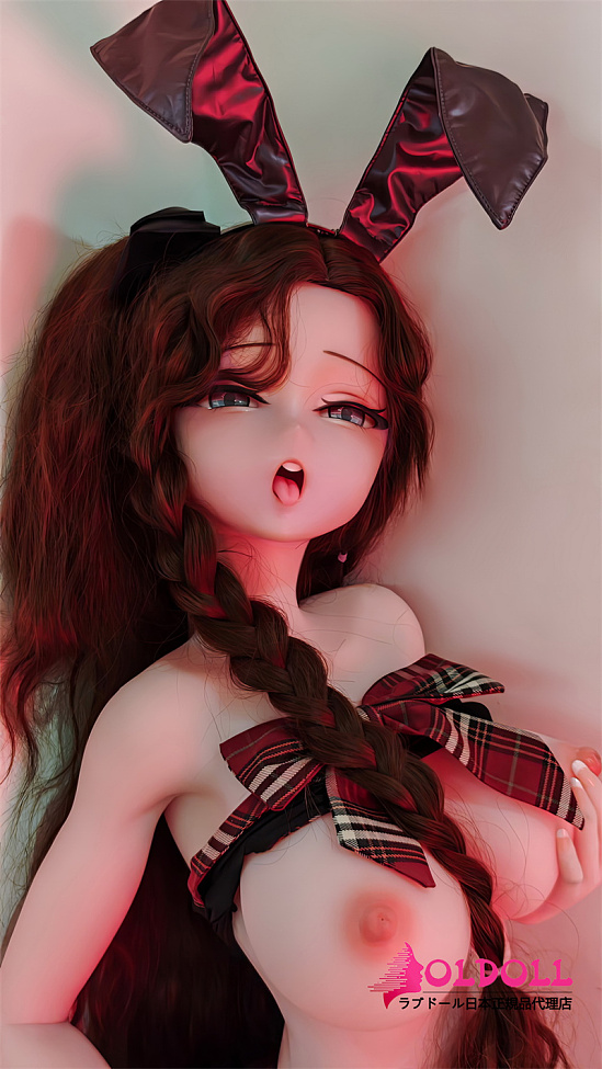ElsaBabe アニメドール 144cm ヘッドAHR008 Iwata Mitsuki岩田光希 アニメ 顔ドール ボディ素材選択可能 かわいい赤チェックコーデ
