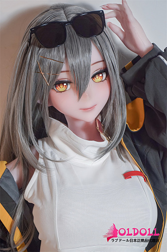 ElsaBabe アニメドール 148cm ヘッドAHR019 水田新奈Mizuta Nina グレーロングヘアダッチワイフ ボディ素材選択可能