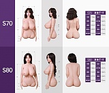 【2025年9月10日更新 在庫12体だけ 即納・国内発送・送料無料】戦闘機15kg Sino doll 実践向け Soft-max 70/77/80cmトルソー＋  S43/S49/S51/S53/S57/S59/S60ヘッド フルシリコンラブドール エアバッグ包み込み式膣/波打つお尻