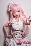 ElsaBabe アニメドール 148cm ヘッドRAD048 小川梨花Ogawa Rika 風愛嬌あふれる表情オーラルヘッド メイド制服セクシー巨乳添い寝美人リアルラブドール