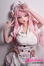 ElsaBabe アニメドール 148cm ヘッドRAD048 小川梨花Ogawa Rika 風愛嬌あふれる表情オーラルヘッド メイド制服セクシー巨乳添い寝美人リアルラブドール