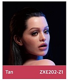 ZELEX 即納品トルソー SLEシリーズ ZXE201_5ヘッド+ZX91E-Tanボディ 欧米モデル実践向けセクシー添い寝美人ダッチワイフ