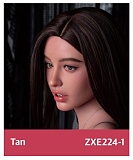 ZELEX 即納品トルソー SLEシリーズ ZXE201_5ヘッド+ZX91E-Tanボディ 欧米モデル実践向けセクシー添い寝美人ダッチワイフ