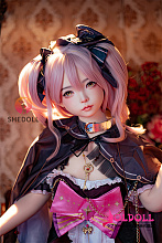 SHEDOLL 洛小乙(luoxiaoyi)ヘッド 152cm Aカップ シリコンヘッド+TPE/シリコンボディ 貧乳ラブドール コスプレ
