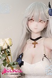 人偶箱庭 アニメドール Asebiちゃん 160cm Eカップ シリコンヘッド+tpeボディ ロリータ風コスプレ制服リアルラブドール