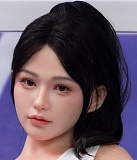 最新作戦闘機 Sino doll 実践向け Soft-max 156cm Eカップ ボディ＋ S62ヘッド 銀髪スタイル戦士風の衣装コスプレ等身大リアルドール