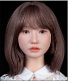 最新作戦闘機 Sino doll 実践向け Soft-max 156cm Eカップ ボディ＋ S62ヘッド 銀髪スタイル戦士風の衣装コスプレ等身大リアルドール