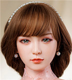 Real girl 170cm Eカップ DS26ヘッド  宣伝画像フルシリコンドール 【C工場】淡いピンクのドレスアジア大美人リアルドール