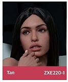 ZELEX 即納品トルソー SLEシリーズ ZXE206_W2ヘッド+ZX117Eボディ ピンク透けビキニ 欧米系セクシー上半身ドール 省スペース